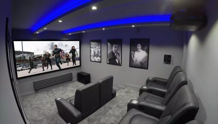 How to decorate movie room