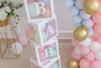 How to make baby box decoration