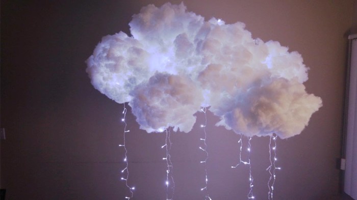 How to make a cloud decoration