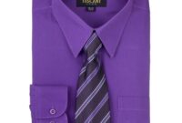 Purple dress shirt mens