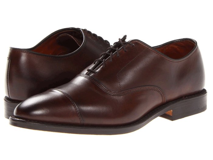 Mens dark brown leather dress shoes