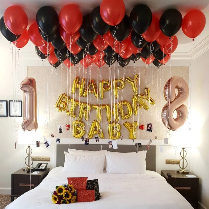 How to decorate a room for a birthday