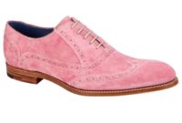 Mens pink suede dress shoes