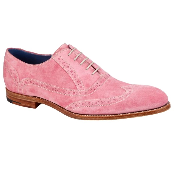 Mens pink suede dress shoes