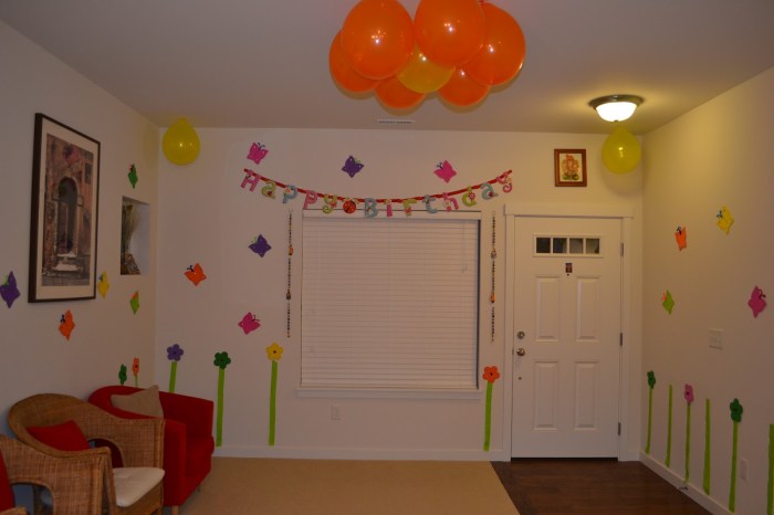 How to decorate a room for a birthday