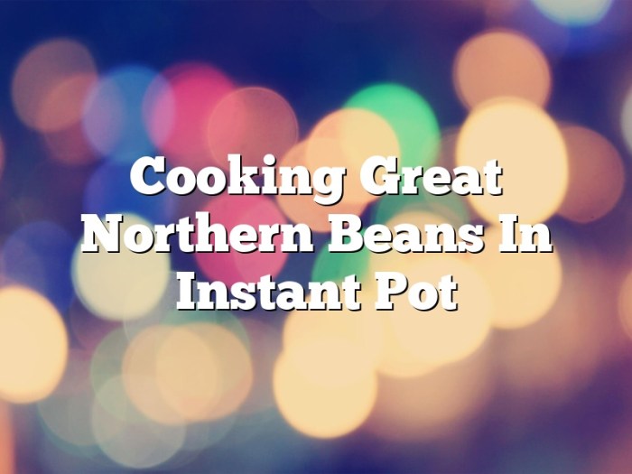 How to cook great northern beans country style