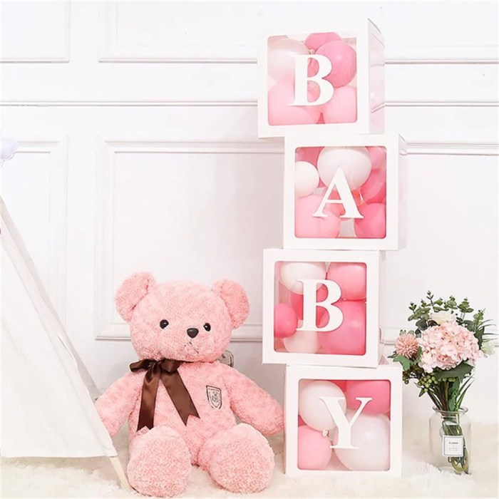 How to make baby box decoration