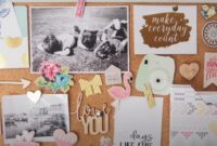 How to decorate an office cork board