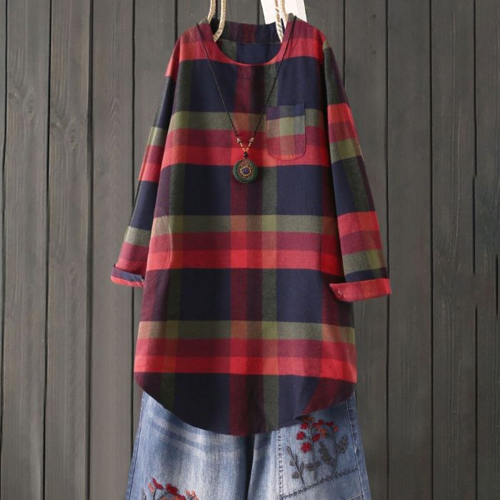 Women's loose shirt dress