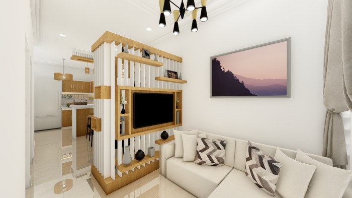 Contoh desain interior rumah type 36