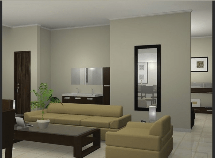 Desain interior rumah type 36